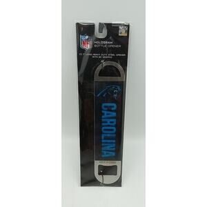 Carolina Panthers Hologram Steel Bottle Opener 7" Long 3D Graphic